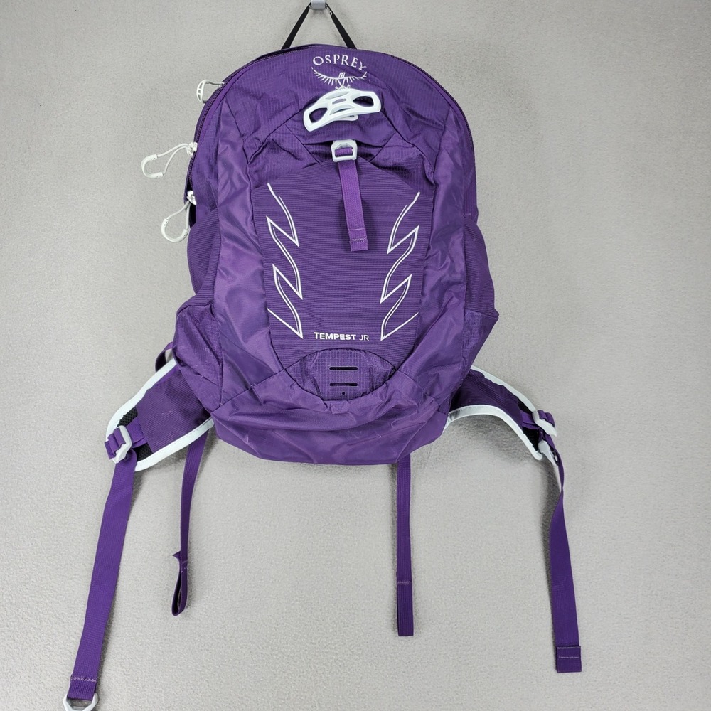 Osprey Tempest Jr Backpack Kids Purple Hiking Daypack 11L AirScape Outdoor